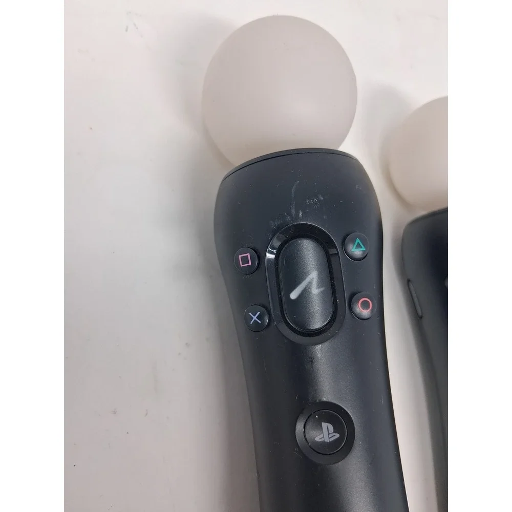 2 x Sony PlayStation Move Motion Controller (CECH-ZCM1U) PS3 PS4 VR , UNTESTED